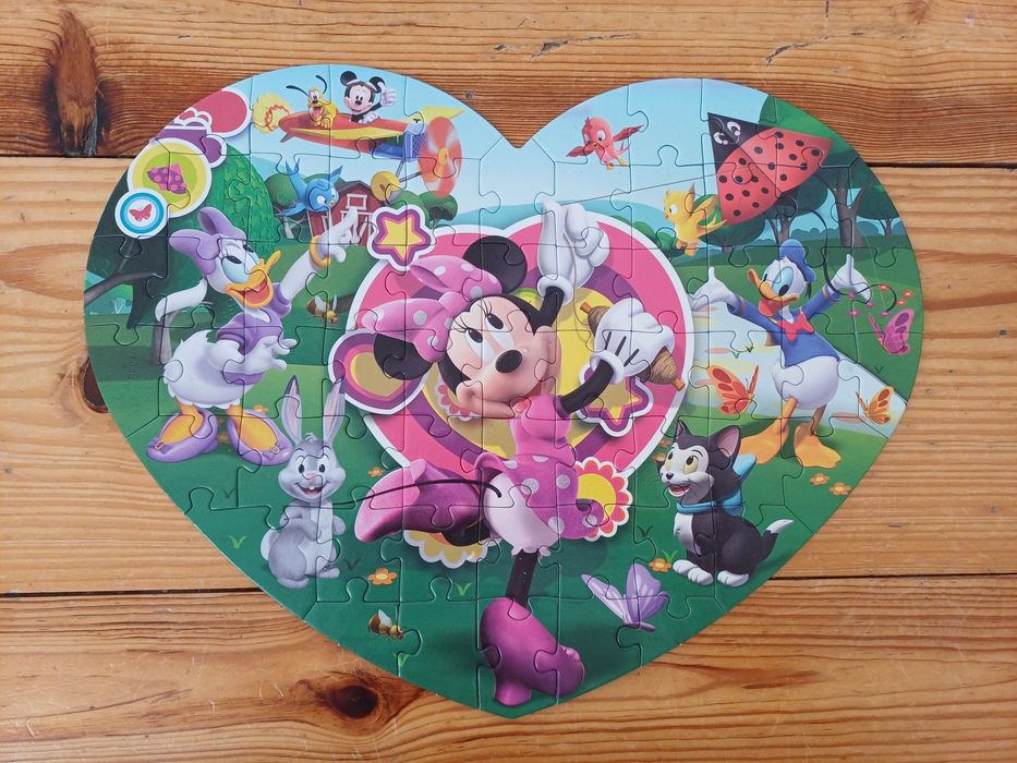 4 em 1 Minnie Clementoni - Puzzle, memória, dominó e cubos
