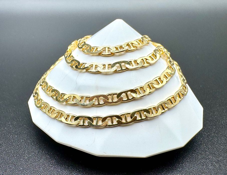 Złoty łańcuszek GUCCI, próba 585, waga: 9,74g, długość: 50cm