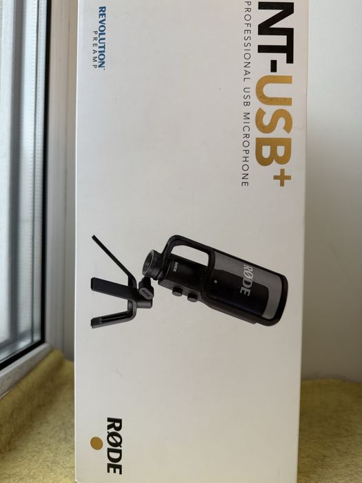 Rode NT-USB+ конденсаторный USB микрофон, состояние как новый