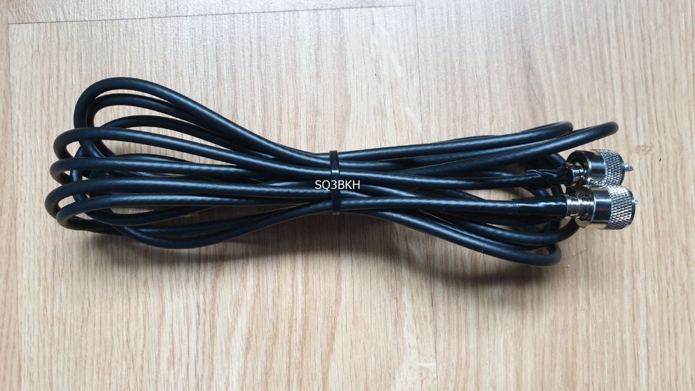 Kabel 4m z złaczkami UC1 50Om do CB