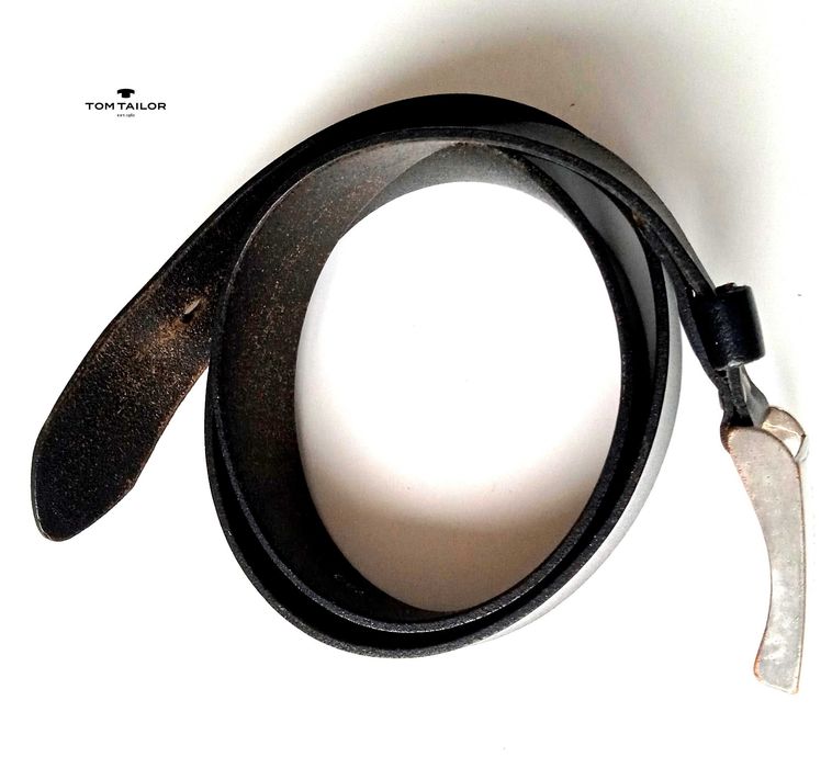 шкіряний ремінь Tom Tailor довжина 102 см