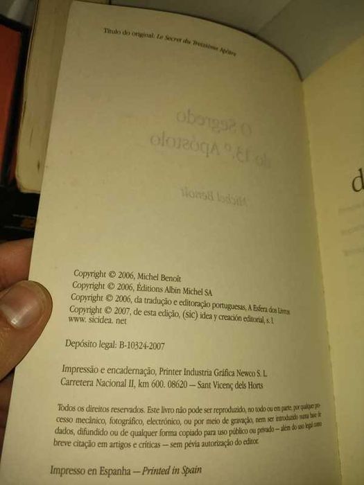 O Segredo do 13 Apóstolo (portes grátis)