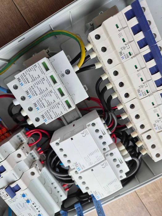 Rozdzielnia SZR Sieć Magazyn PV Fotowoltaika IP65 63A Ogranicznik