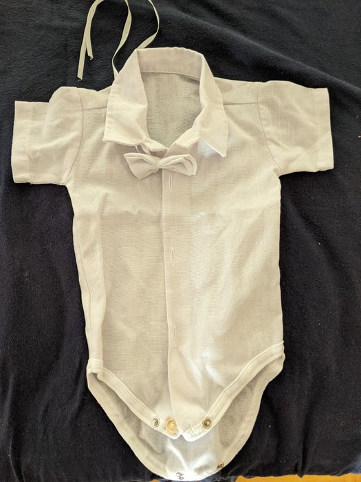 Body do chrztu i na inne okazje z muszką