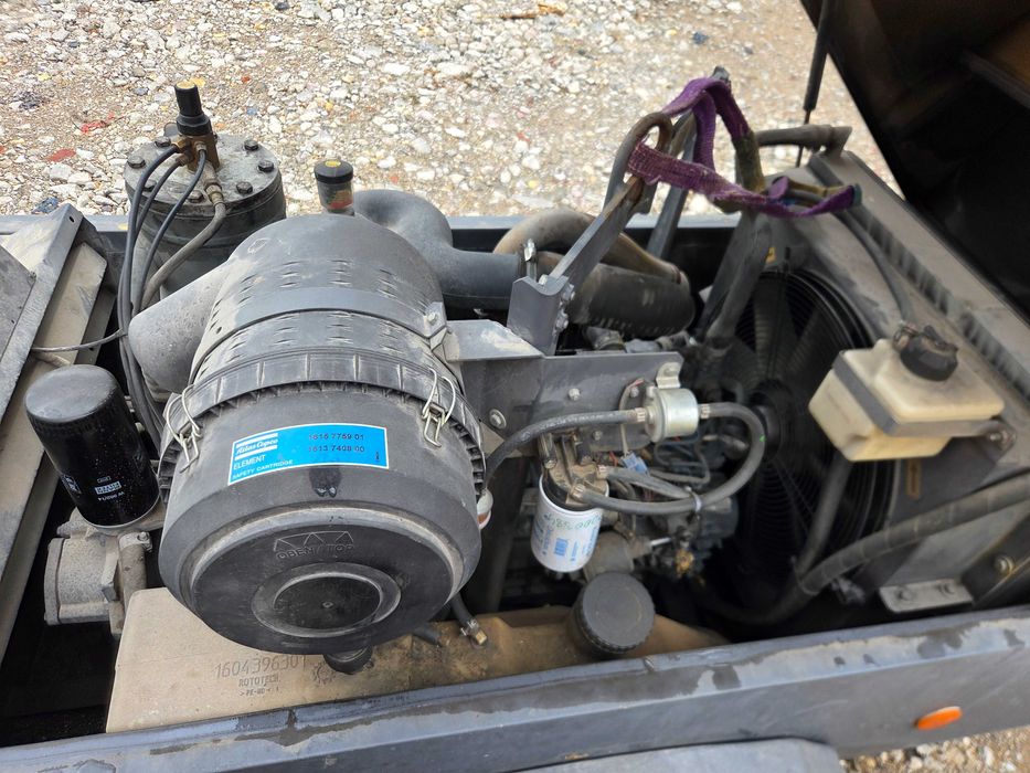 Sprężarka kompresor przewoźny Atlas Copco XAS87KD niezarejestrowana
