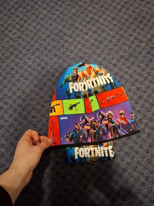 Komplet czapka+komin Fortnite