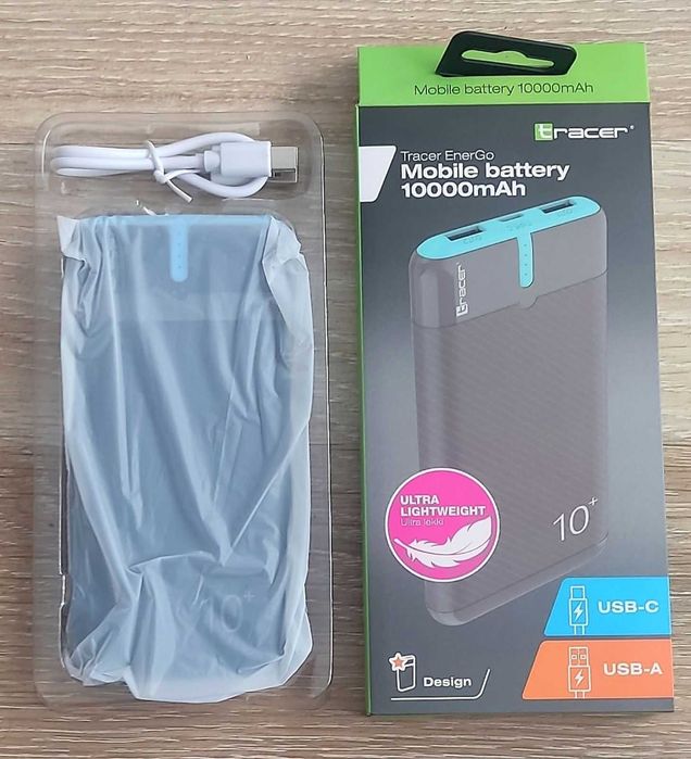 Power Bank 10000mAh ładowarka