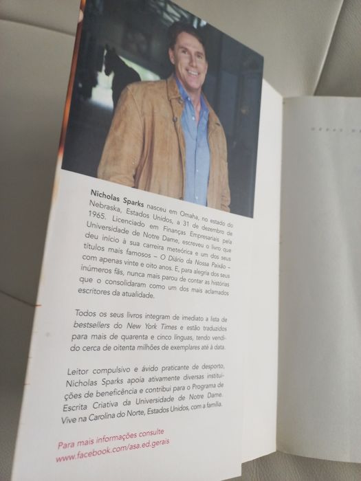 Livro  romance " So nos dois " de Nicholas Spark.como novo