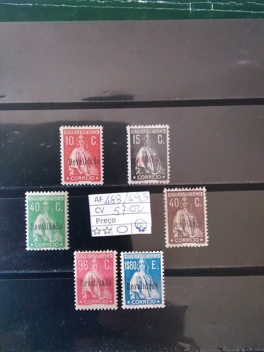 1929 Ceres with Revalidated Overprint MLH *