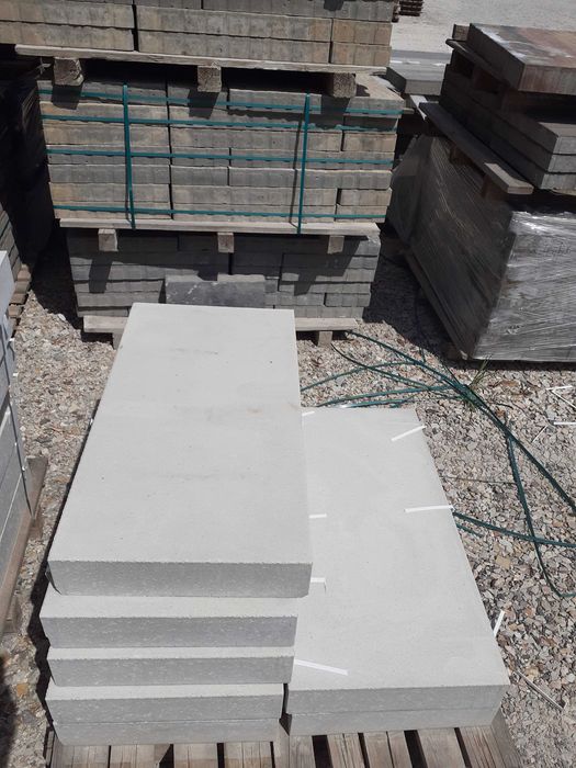 Blok Venetto Palisada Mur oporowy 125x45 cm Biały II gatunek