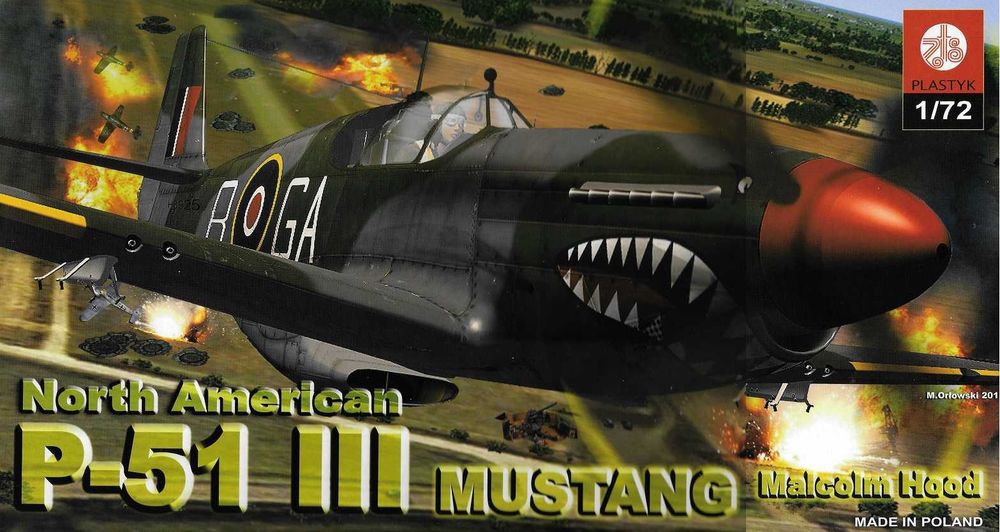 ZTS Plastyk P-51 MUSTANG model 1:72