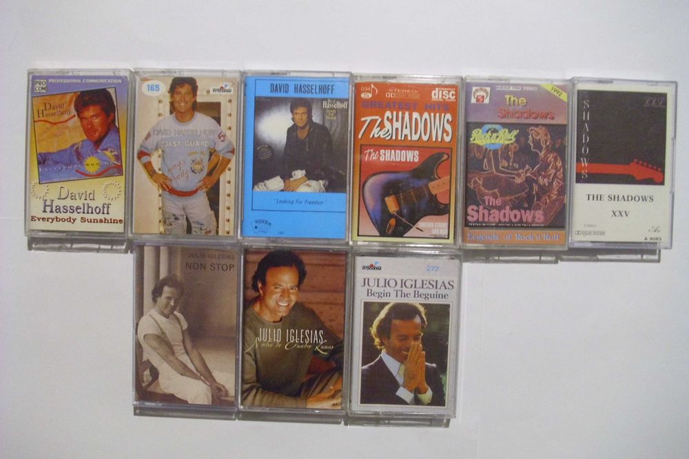 Zestaw kaset magnetofonowych, super stan (Albumy)