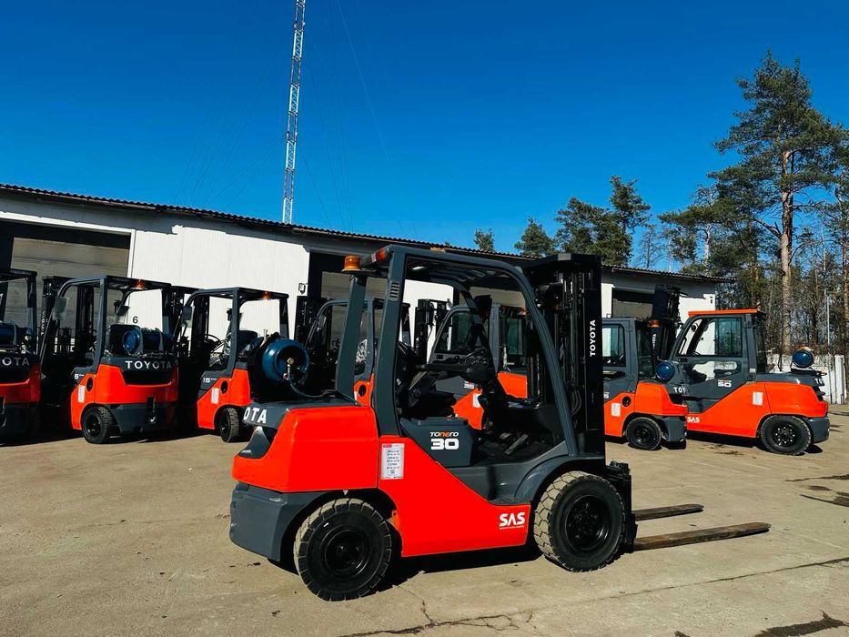 Газовий навантажувач TOYOTA 02-8FGF30, 2017рік, підйом-4.7м, погрузчик