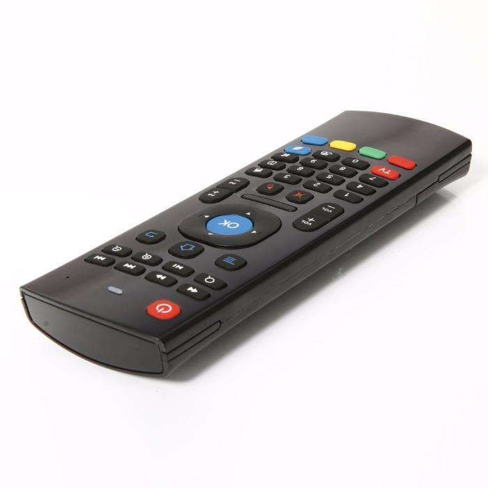 Comando multimédia com teclado para Smart TV