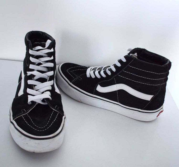 Vans buty wysokie trampki czarne 39