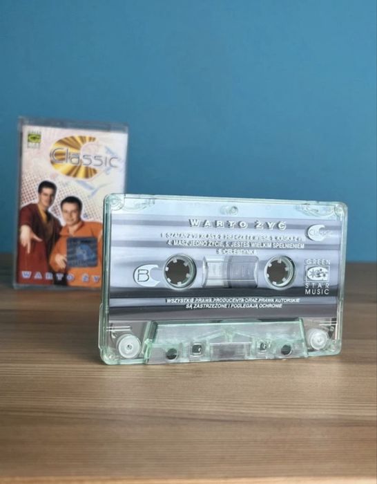 Kaseta Classic - Warto życ/ 1997r./ Jak nowa/ Disco Polo/ biały kruk