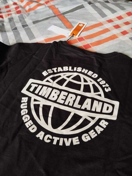 Timberland XL Нова Футболка 100% Коттон Чорна США 2026 рік