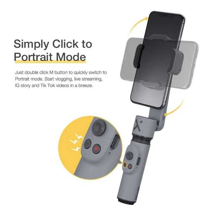 Estabilizador Gimbal Digital e Extensão para Smartphone Android e iPhone NOVO