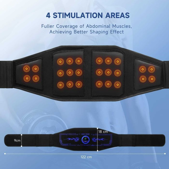 EMS Stymulator mięśni YTTQ 6 trybów treningu