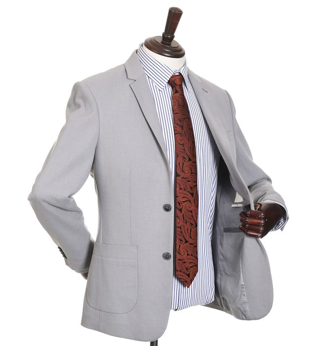 JACK & JONES PREMIUM jasnoszara sportowa marynarka blezer slim r. 50