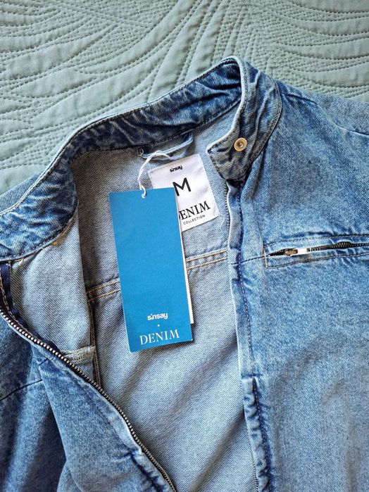 Dżinsowa katana kurtka Sinsay M