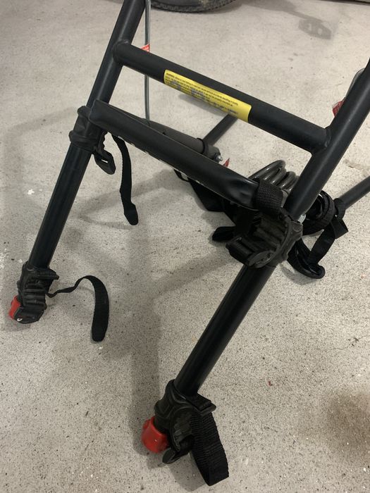 Suporte 2 bicicletas para roda traseira