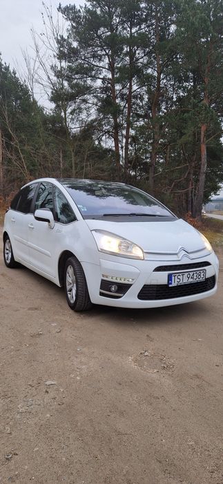Citroen C4 Picasso 1.6HDI, biały, 2011r, dach panoramiczny,
