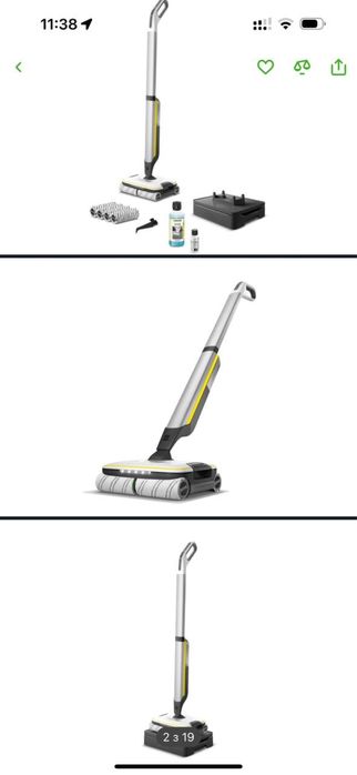 Пилосос ручний для дому Karcher FC 7 Cordless Premium White