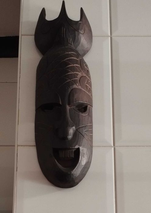 Máscara de arte africana