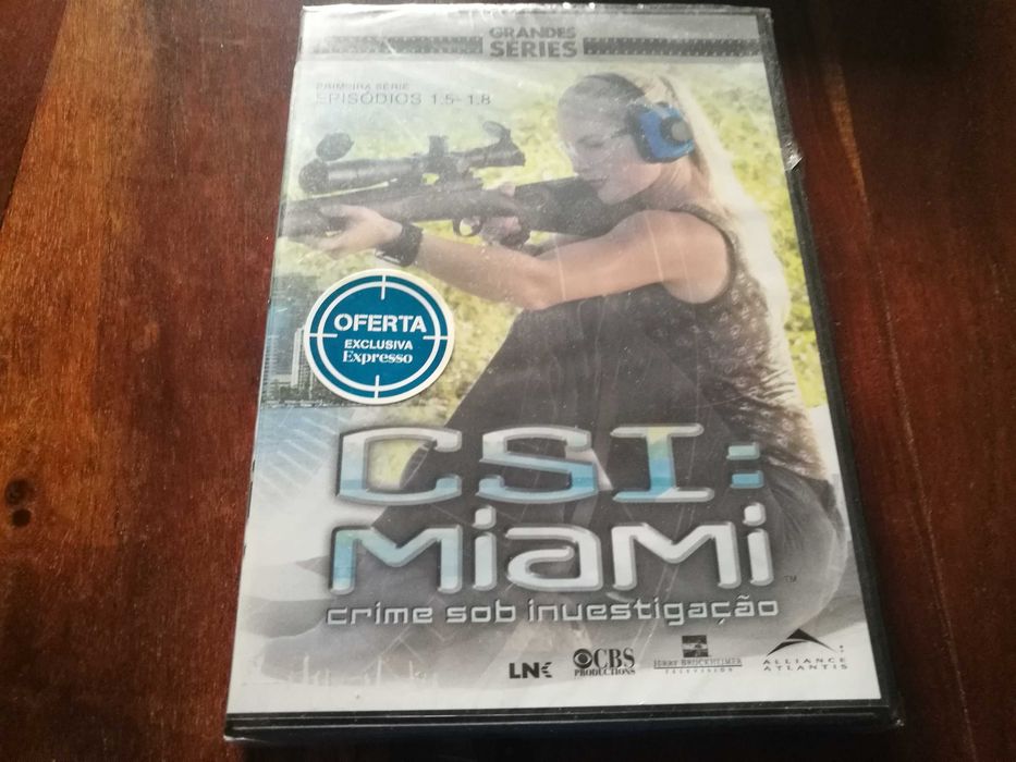 CSI Miami - Primeira Série - 1.5 - 1,8  DVD (Novo lacrado Lg Português)