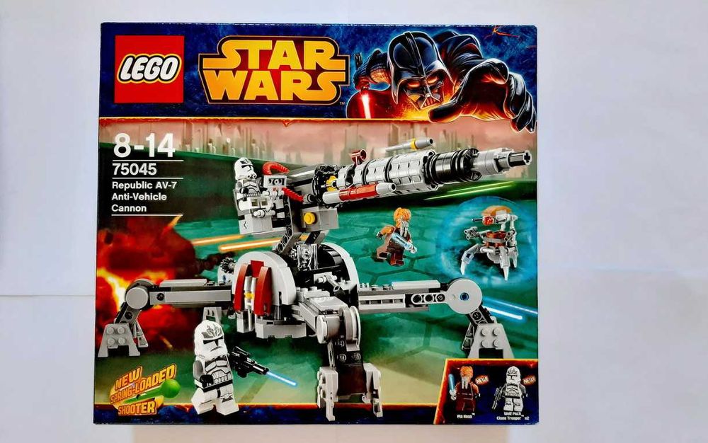 Lego Star Wars 75045 Republic AV-7 Anti-Vehicle Cannon selado