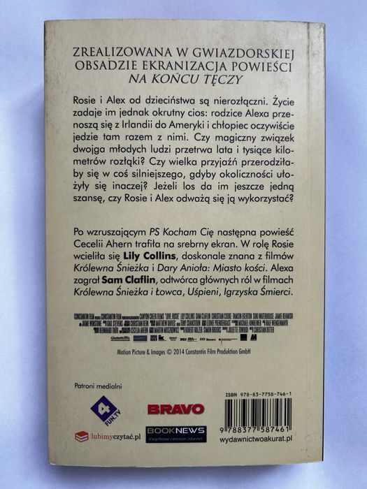 Książka "Love, Rosie" Cecelia Ahern