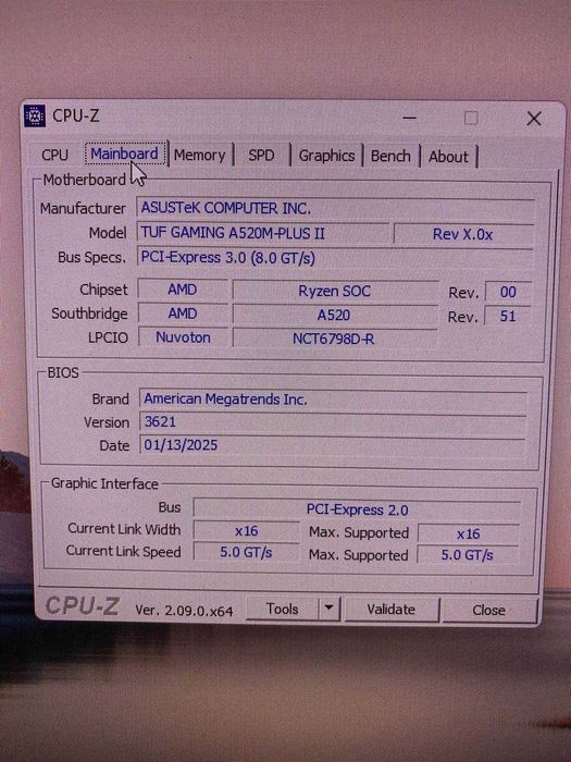Комплект Ryzen 5 5600 / Asus TUF A520M /  HyperX DDR4 16gb 3200
