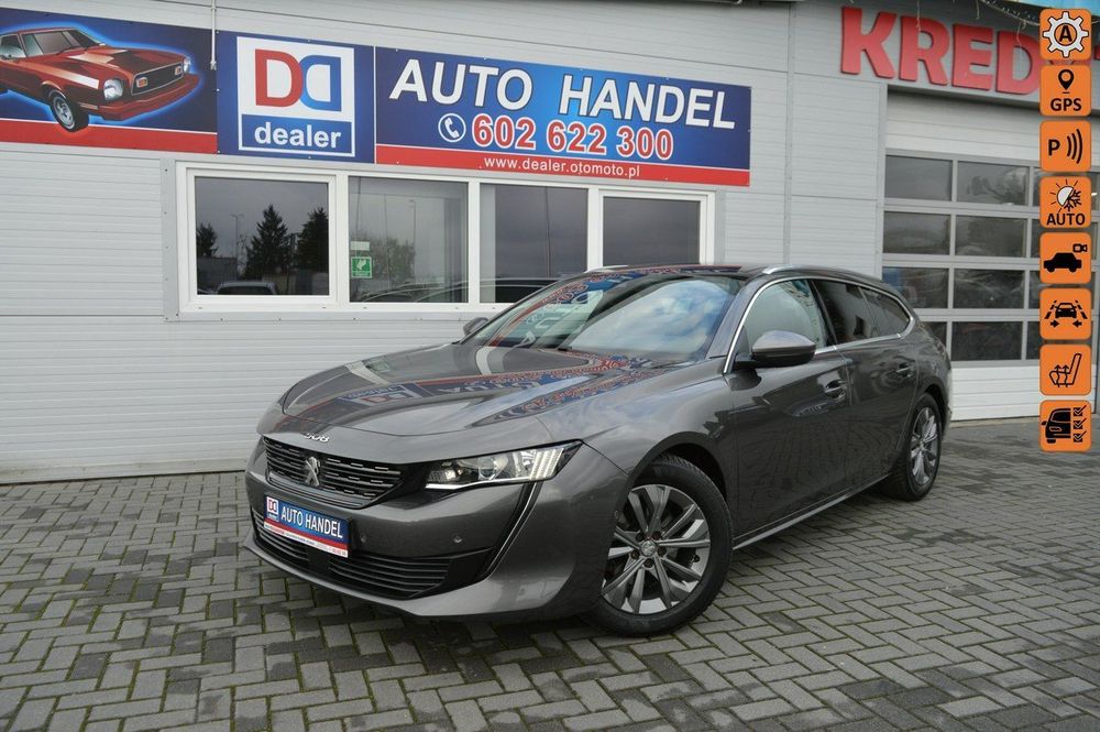 Peugeot 508 1.5 BlueHDI Automat 100%Bezwypadek LED Skóra Navi Kamera-360 Bluetooth