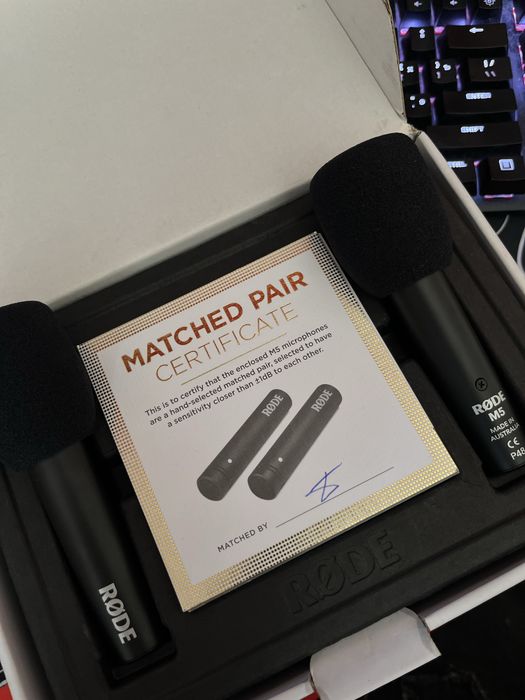RØDE M5 Matched Pair Новое с Документами