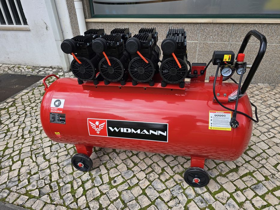 compressor de 200 litros silencioso novo