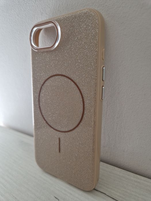 Magsafe Slim Shiny do Iphone 16e złoty