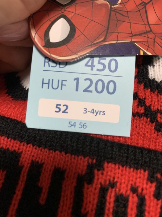 Дитяча шапочка нова spider man