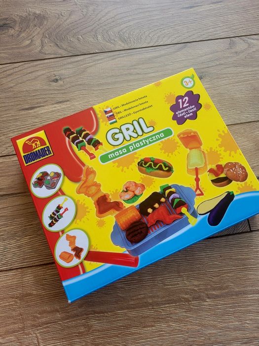 Zestaw grill masa plastyczna ciastolina