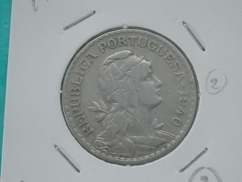1426 - República: 1 escudo 1940 alpaca, por 3,00