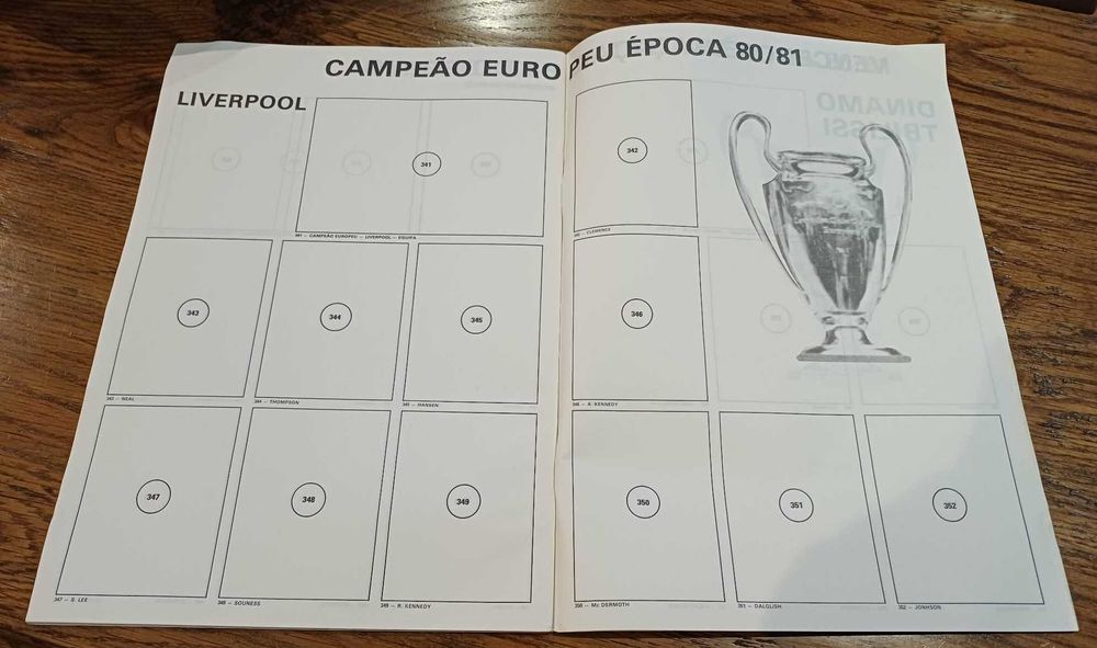 Campeões de Futebol 81/82 - Caderneta de Cromos – Futebol