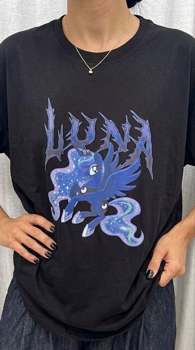 Czarny t-shirt Princess Luna My Little Pony mlp 40