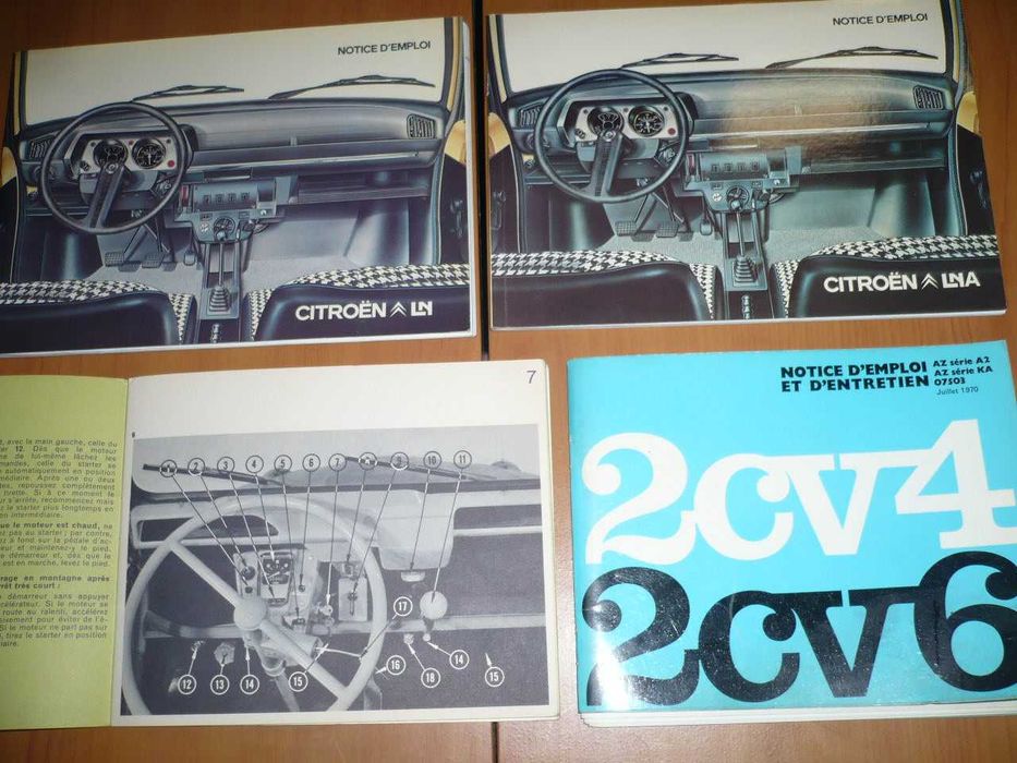 livros tecnicos e de instruções veículos citroen