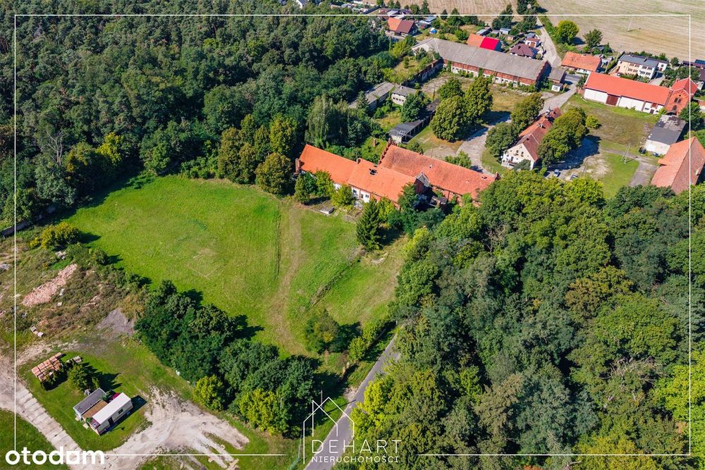 Działka 1,09 ha z zabytkową gorzelnią | Góra k. Jarocina - Widok 3