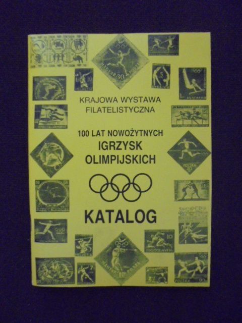 katalog 100lat nowozytnych igrzysk olimpijskich PZF 96r.