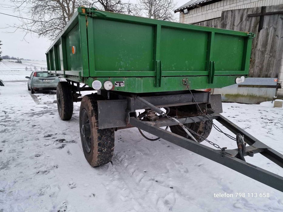 Przyczepa Rolnicza Autosan D46 Sanok D50 Międzyrzec D47 Pronar HL IFA Zarejestrowana Opłacona Ważny Przegląd Nowe Burty Nowa Instalacja Elektryczna !!