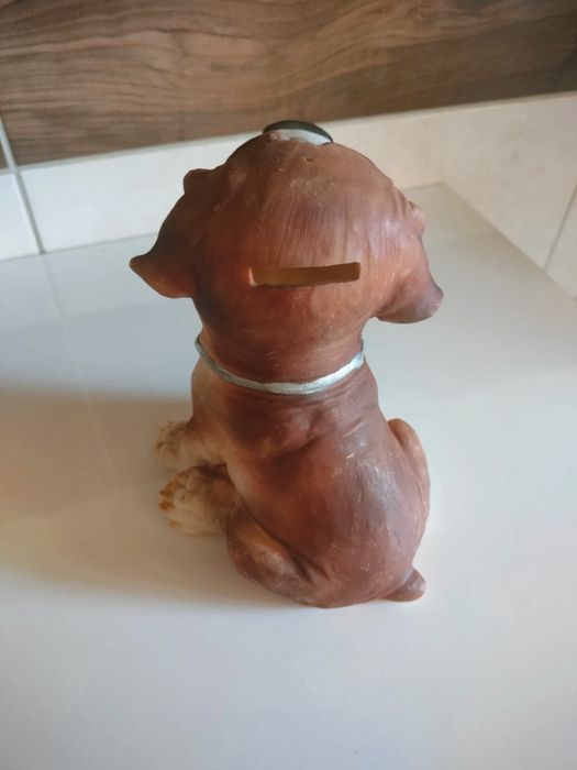 Ceramiczna skarbonka w kształcie Psa