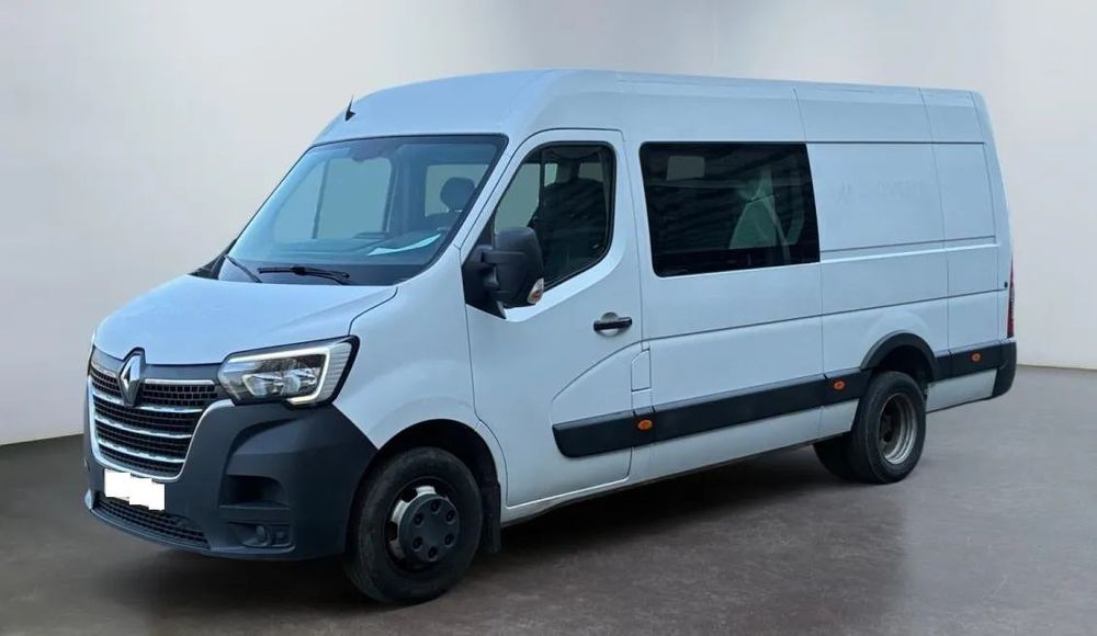 Renault MASTER  L3H2 DOKA , BRYGADÓWKA , 3.5t na haku ,165PS , do minikoparki