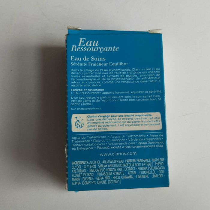 CLARINS Eau Ressourcante Mgiełka do ciała