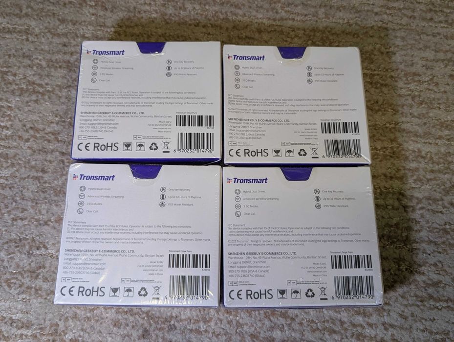 TWS Наушники Tronsmart Onyx Pure | Bluetooth 5.3 | IPX5 | 400 мАч